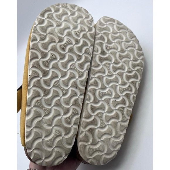 Birkenstock Boston Suede Leather Clogs Yellow Mustard Women's 37 / 6 Narrow Fit - Picture 6 of 7